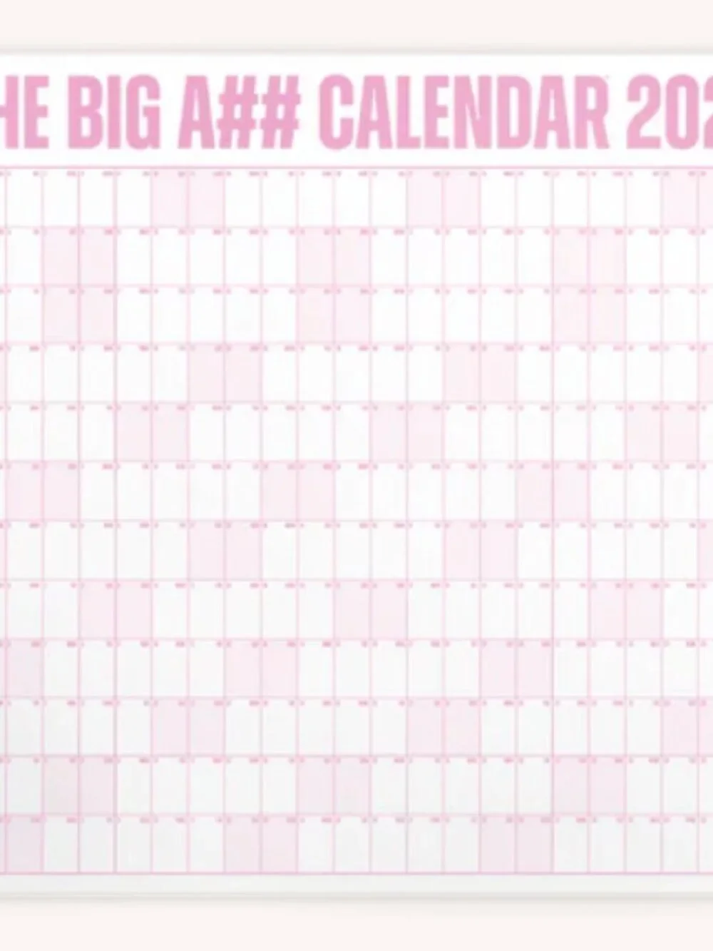 2026 Big A## Calendar - Pink